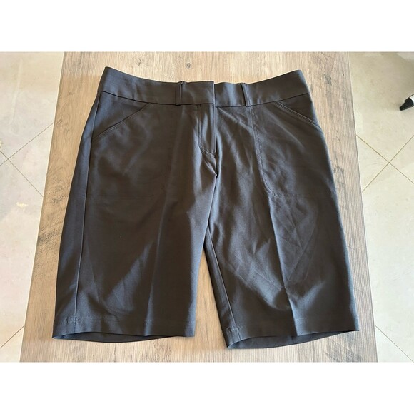 Peter Millar Pants - Peter Millar Shorts Women 6 Ladies Black Casual Chino Flat Front Wicking Casual